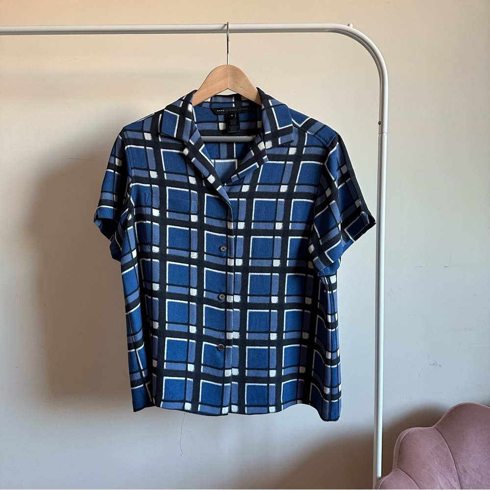 Marc by Marc Jacobs | Blue Print Shirt Size M